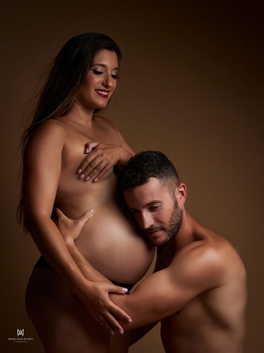 Sesión de fotos de embarazada en Murcia.